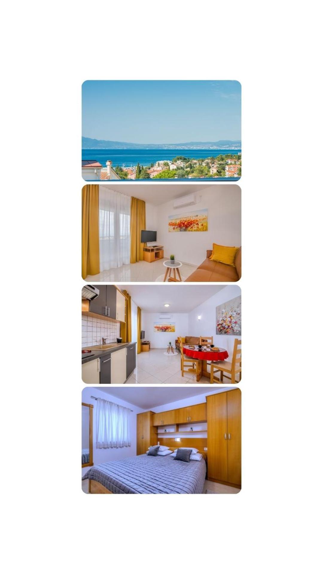 Apartments Kvarner Малинска Экстерьер фото